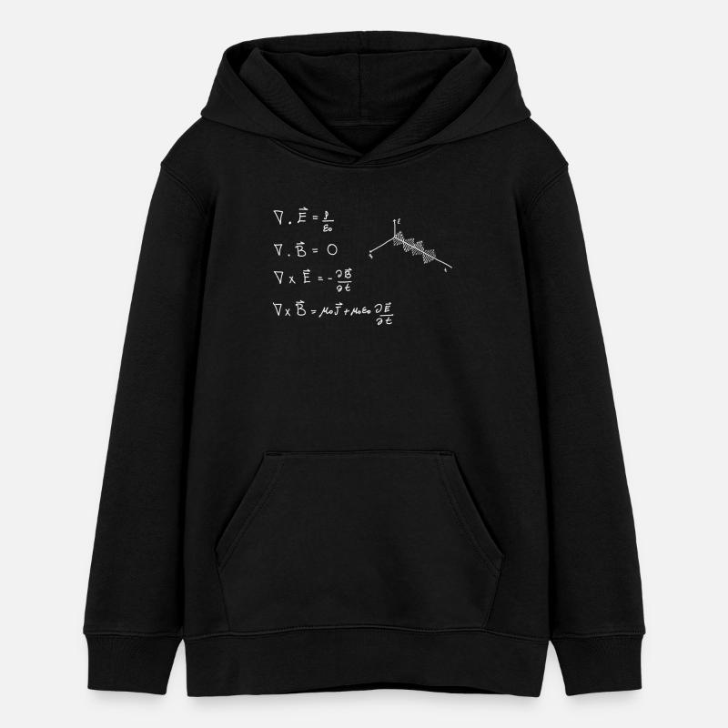 Maxwell's equations - Teens Organic Hoodie by Stanley/Stella - black