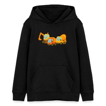 Baustelle - Teenager Organic Hoodie Mini Cruiser von Stanley/Stella - Schwarz - Vorne - AI Model Teenager Male light (155cm)