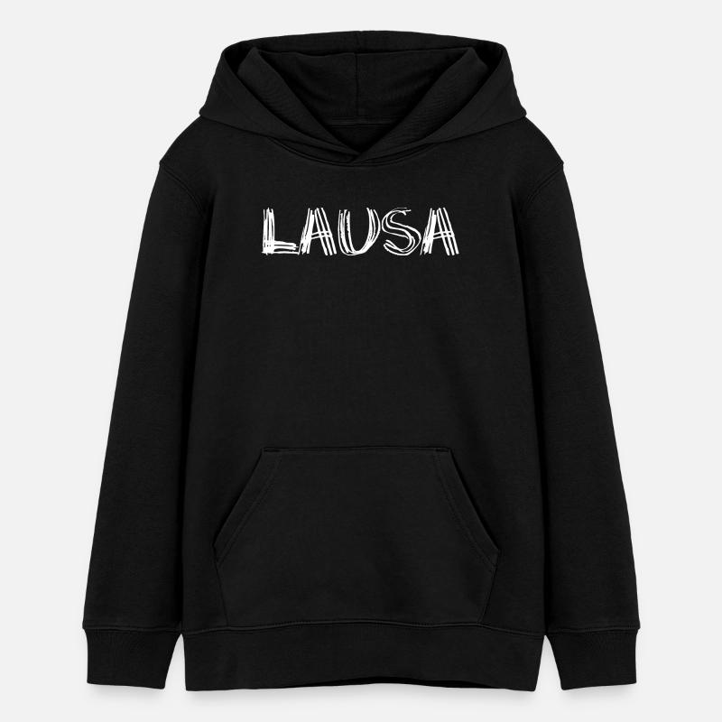 Lausa - Lauser - frech, dialecte autrichien - Sweat à capuche ado bio Stanley/Stella - noir