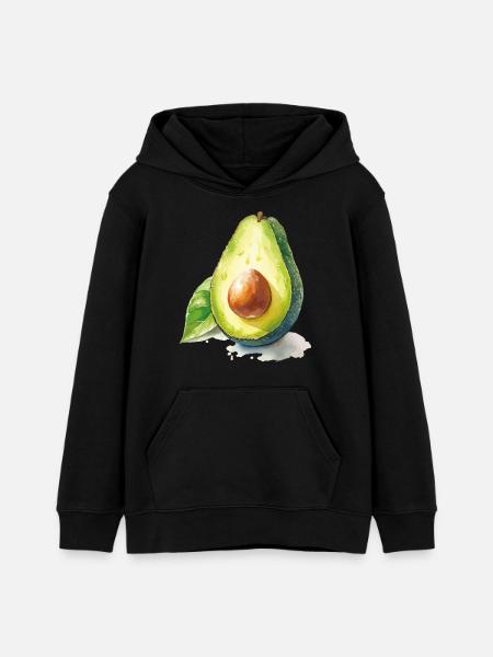 Avocado - Teenager Organic Hoodie Mini Cruiser von Stanley/Stella - Schwarz