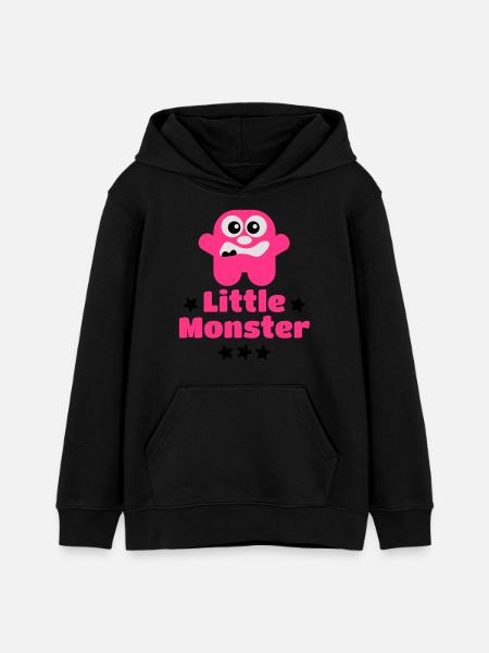 Little Monster - Teens Organic Hoodie by Stanley/Stella - black
