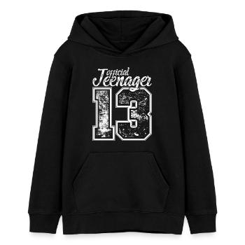 Offiziell Teenager 13 Jahre 13. Geburtstag Jungen - Teenager Organic Hoodie Mini Cruiser von Stanley/Stella - Schwarz - Vorne - AI Model Teenager Male light (155cm)