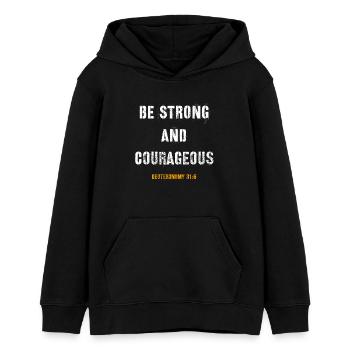 Jesus, Jesus, Jesus christlich christlich christlich - Teenager Organic Hoodie Mini Cruiser von Stanley/Stella - Schwarz - Vorne - AI Model Teenager Male light (155cm)
