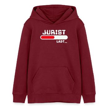 Déclaration de l’avocat de carrière Profession Succès du travailleur - Sweat à capuche ado bio Stanley/Stella - bordeaux - Devant - AI Model Teenager Male dark (155cm)