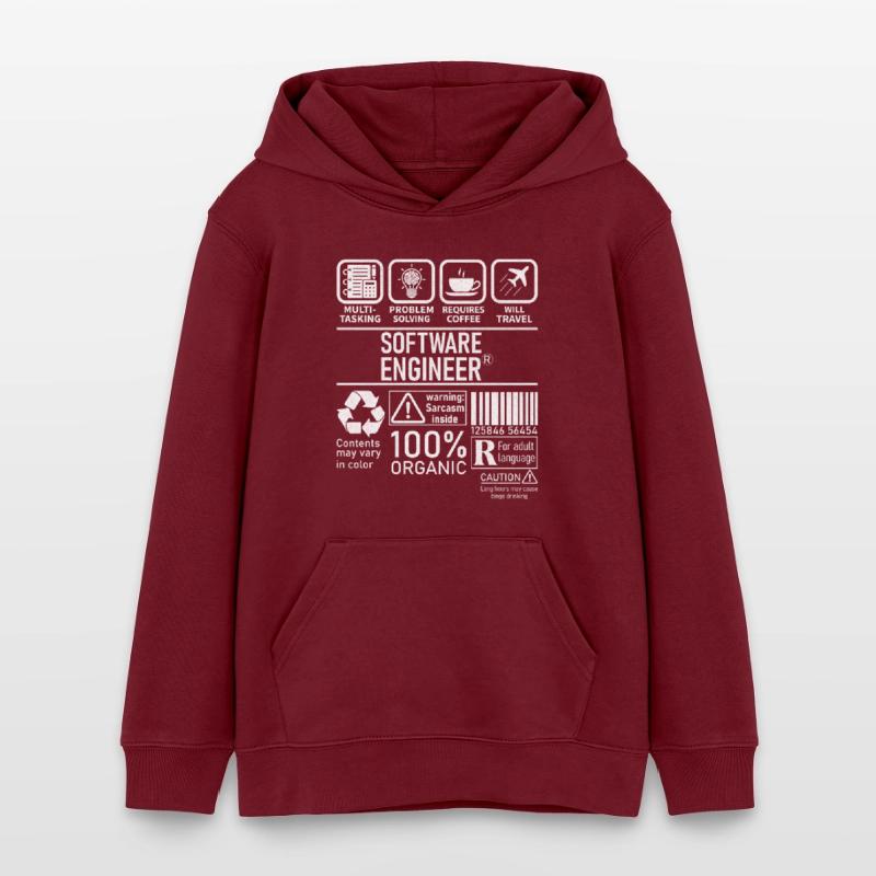 Software Engineer multi tasking problem solving Teenager Organic Hoodie Mini Cruiser von Stanley/Stella