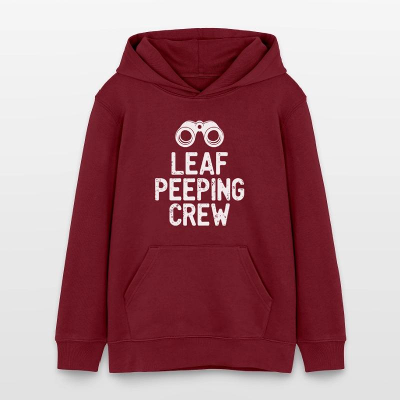 Citation de Leaf Peeping Crew Sweat à capuche ado bio Stanley/Stella