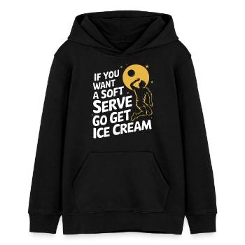 Volleyball Spieler Beach Volleyball Volleyballer - Teenager Organic Hoodie Mini Cruiser von Stanley/Stella - Schwarz - Vorne - AI Model Teenager Male light (155cm)