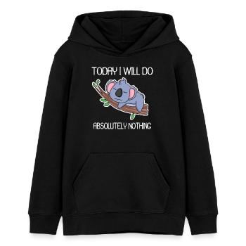 Lustiger Spruch lustige Sprüche - Teenager Organic Hoodie Mini Cruiser von Stanley/Stella - Schwarz - Vorne - AI Model Teenager Male light (155cm)