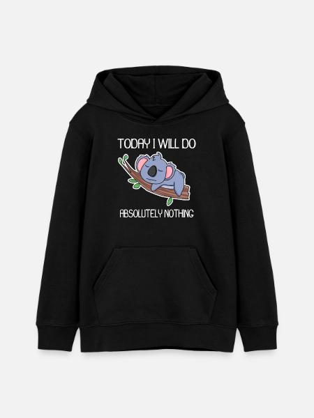 Lustiger Spruch lustige Sprüche - Teenager Organic Hoodie Mini Cruiser von Stanley/Stella - Schwarz