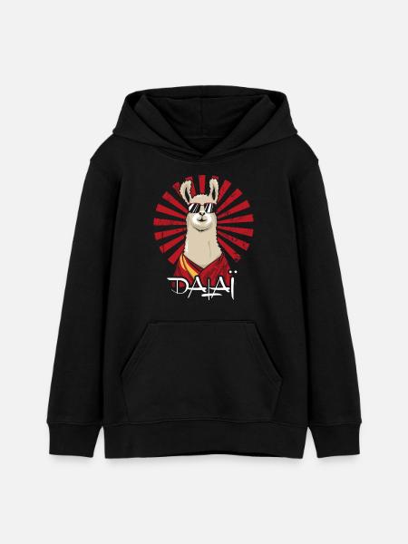Dalai - Teenager Organic Hoodie Mini Cruiser von Stanley/Stella - Schwarz