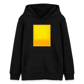 Le style Rothko en couleurs numériques - Sweat à capuche ado bio Stanley/Stella - noir - Devant - AI Model Teenager Male light (155cm)