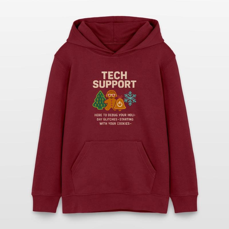 Admin Weihnachtsgeschenk IT Support Debugging Teenager Organic Hoodie Mini Cruiser von Stanley/Stella
