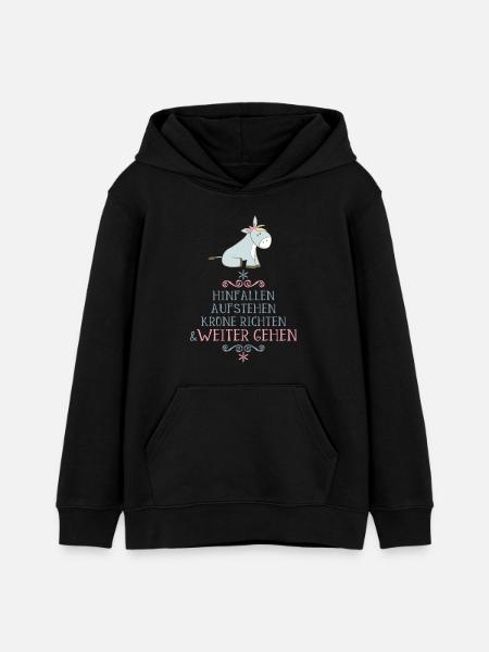 lustiger Spruch - Teenager Organic Hoodie Mini Cruiser von Stanley/Stella - Schwarz