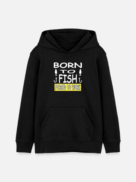 Angeln - Teenager Organic Hoodie Mini Cruiser von Stanley/Stella - Schwarz