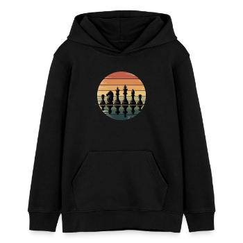 Baustelle für Kinder-LKW - Teenager Organic Hoodie Mini Cruiser von Stanley/Stella - Schwarz - Vorne - AI Model Teenager Male light (155cm)
