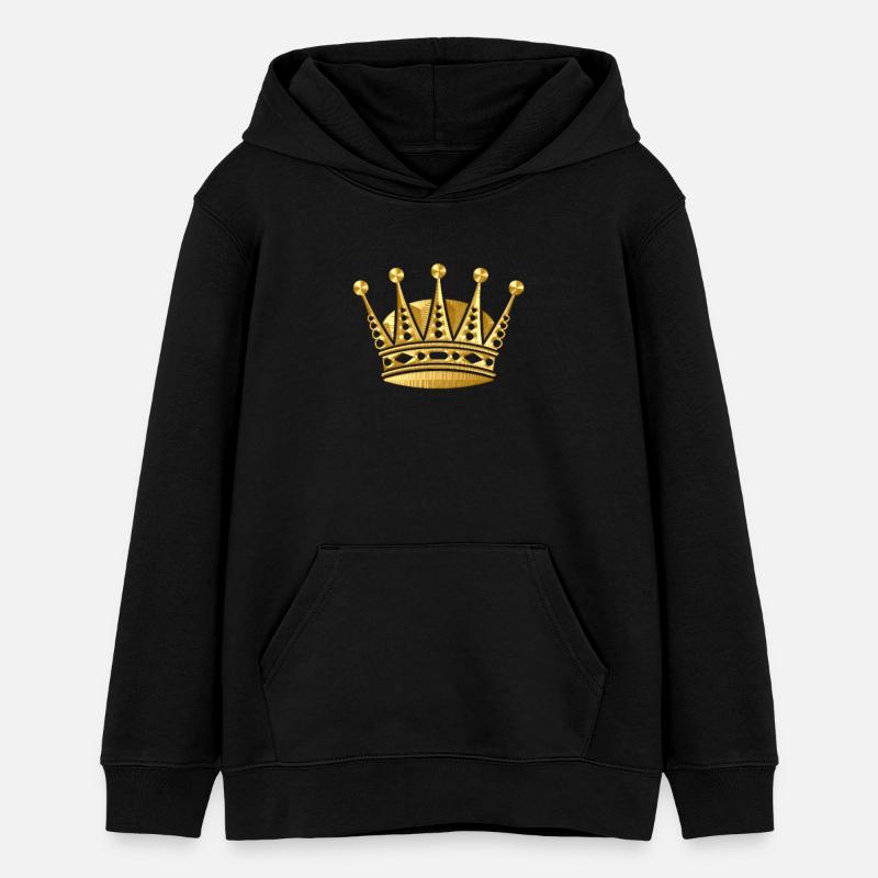 Reine - Sweat à capuche ado bio Stanley/Stella - noir
