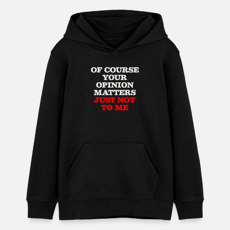 Opinion - Sweat à capuche ado bio Stanley/Stella - noir