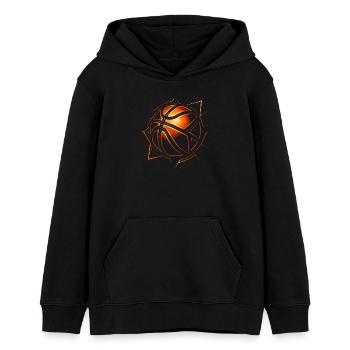 Basketball Basketball Player Gift Idea Baller Bball - Teens Organic Hoodie by Stanley/Stella - black - Front - AI Model Teenager Male light (155cm)