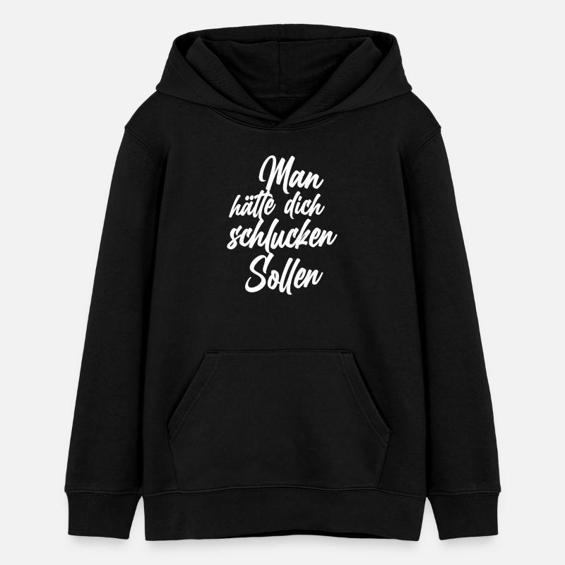 Tu aurais dû être avalé - Sweat à capuche ado bio Stanley/Stella - noir