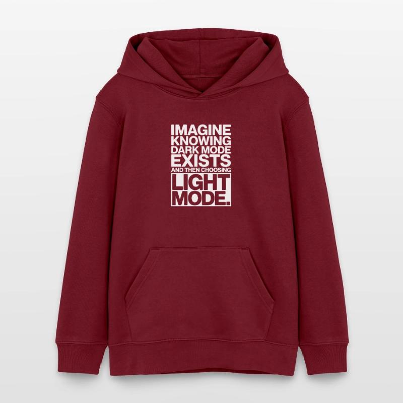 Dark Mode Exists Programmierer IT Nerd Coder Büro Teenager Organic Hoodie Mini Cruiser von Stanley/Stella