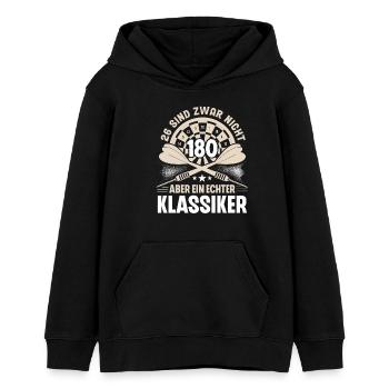 Dart Darten Darts - Teenager Organic Hoodie Mini Cruiser von Stanley/Stella - Schwarz - Vorne - AI Model Teenager Male light (155cm)