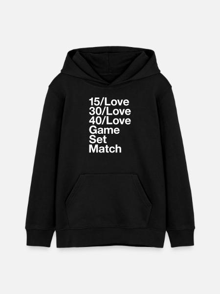 TENNIS Lover - Teenager Organic Hoodie Mini Cruiser von Stanley/Stella - Schwarz