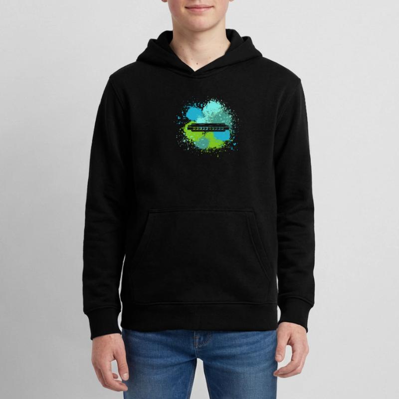 Harmonica Harmonica Teens Organic Hoodie by Stanley/Stella