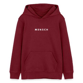 Mensch - Teenager Organic Hoodie Mini Cruiser von Stanley/Stella - Burgunderrot - Vorne - AI Model Teenager Male dark (155cm)