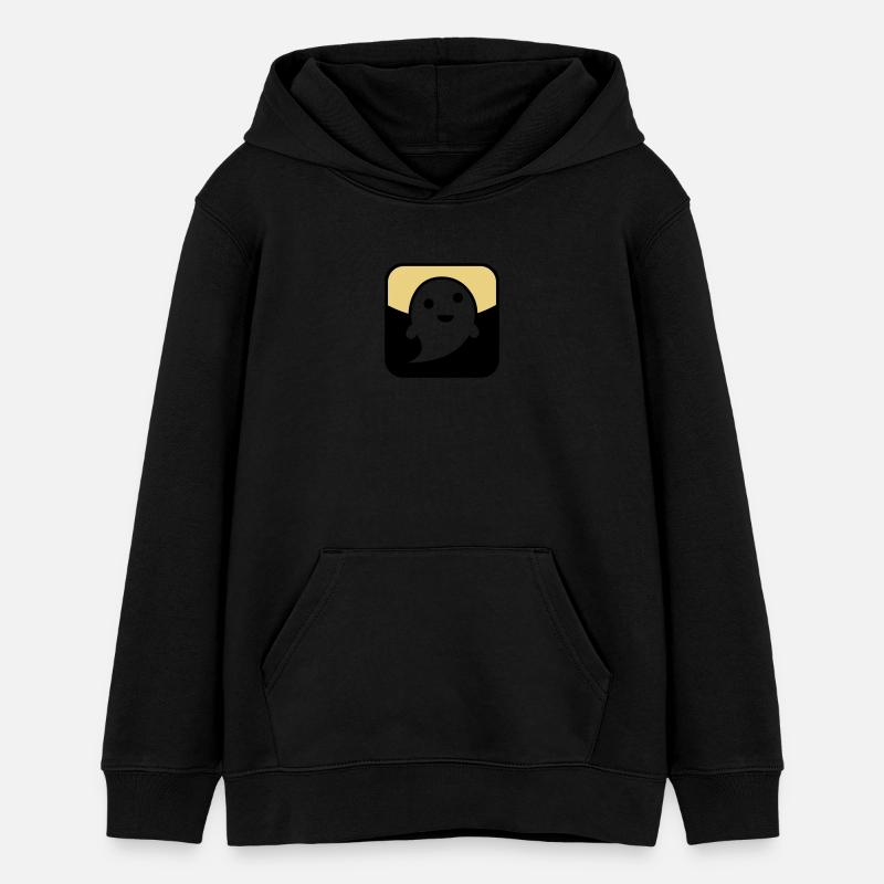 symbol21_2c - Teens Organic Hoodie by Stanley/Stella - black