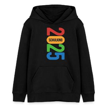 Schulkind 2025 - Erste Klasse - Einschulung - Teenager Organic Hoodie Mini Cruiser von Stanley/Stella - Schwarz - Vorne - AI Model Teenager Male light (155cm)