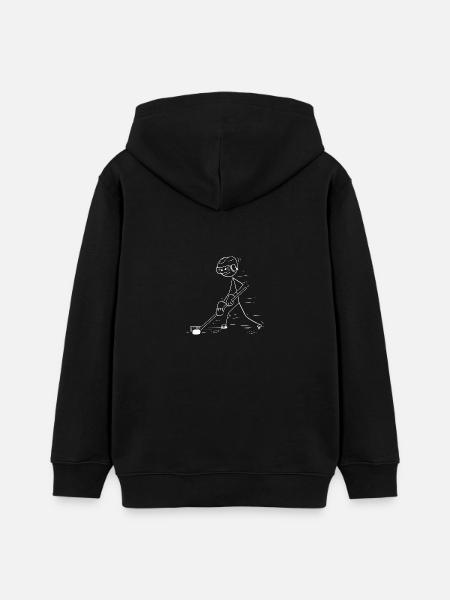 Eishockey - Teenager Organic Hoodie Mini Cruiser von Stanley/Stella - Schwarz