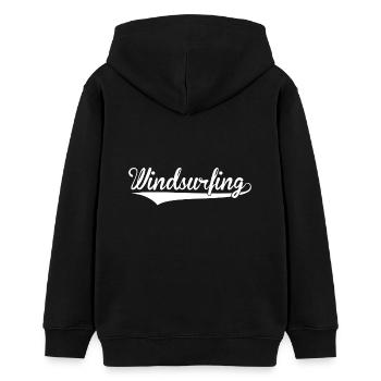 Windsurfer Windsurfen Surfer Geschenk Windsurfing - Teenager Organic Hoodie Mini Cruiser von Stanley/Stella - Schwarz - Hinten - AI Model Teenager Male light (155cm)