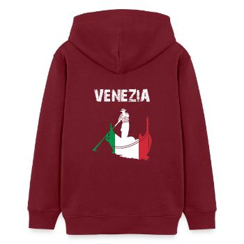 Design City Venise Gondola IT bLLQyG - Sweat à capuche ado bio Stanley/Stella - bordeaux - Dos - AI Model Teenager Male dark (155cm)