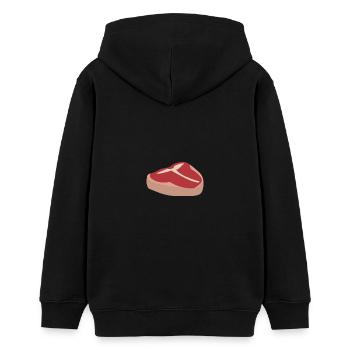 Fleisch - Teenager Organic Hoodie Mini Cruiser von Stanley/Stella - Schwarz - Hinten - AI Model Teenager Male light (155cm)