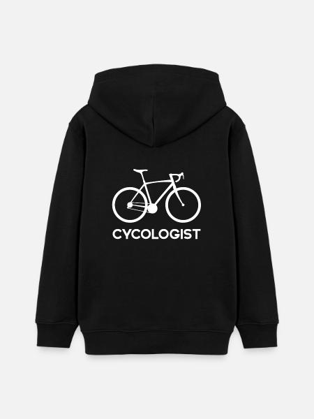 Cycologist Bike Lover - Teenager Organic Hoodie Mini Cruiser von Stanley/Stella - Schwarz