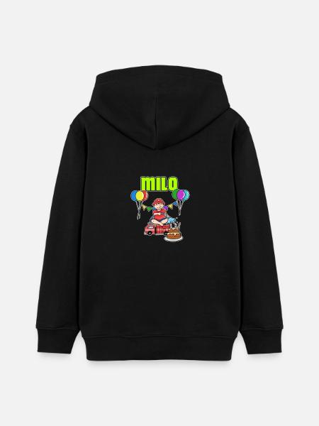 Feuerwehr Milo Geschenk - Teenager Organic Hoodie Mini Cruiser von Stanley/Stella - Schwarz