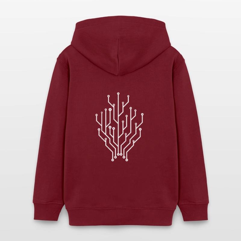 Connecteurs de circuits imprimés Programmer Computer Science Tree Sweat à capuche ado bio Stanley/Stella
