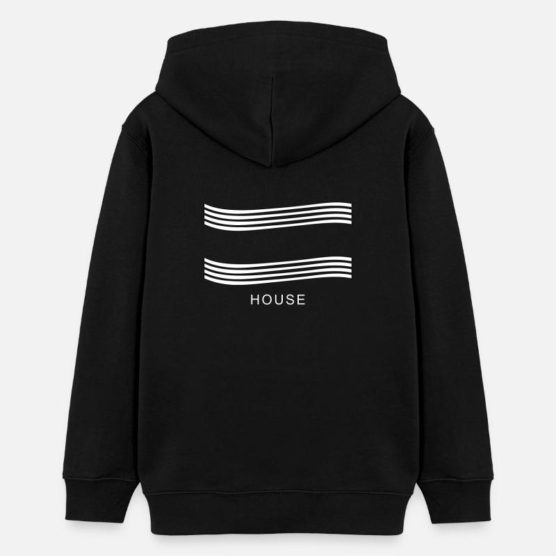 Maison T-shirt - Sweat à capuche ado bio Stanley/Stella - noir
