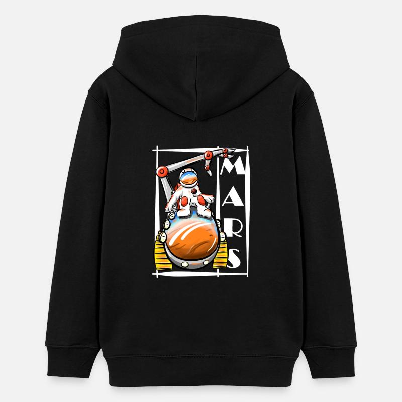 Mars - Sweat à capuche ado bio Stanley/Stella - noir