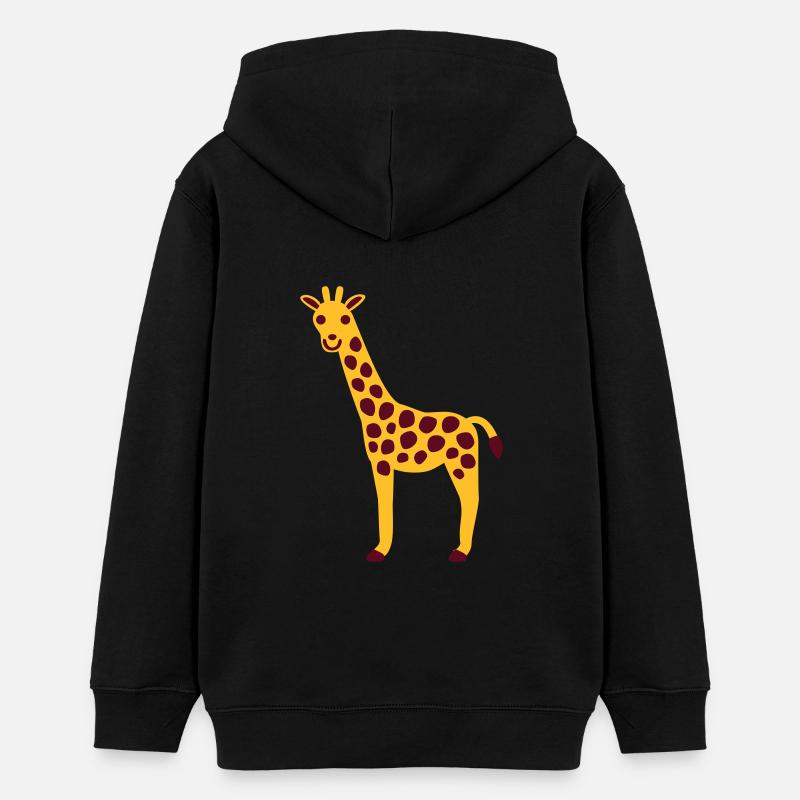 Giraffa - Sweat à capuche ado bio Stanley/Stella - noir