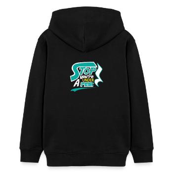 Stop Youre Under A Rest Musiker Sänger Gitarrist - Teenager Organic Hoodie Mini Cruiser von Stanley/Stella - Schwarz - Hinten - AI Model Teenager Male light (155cm)