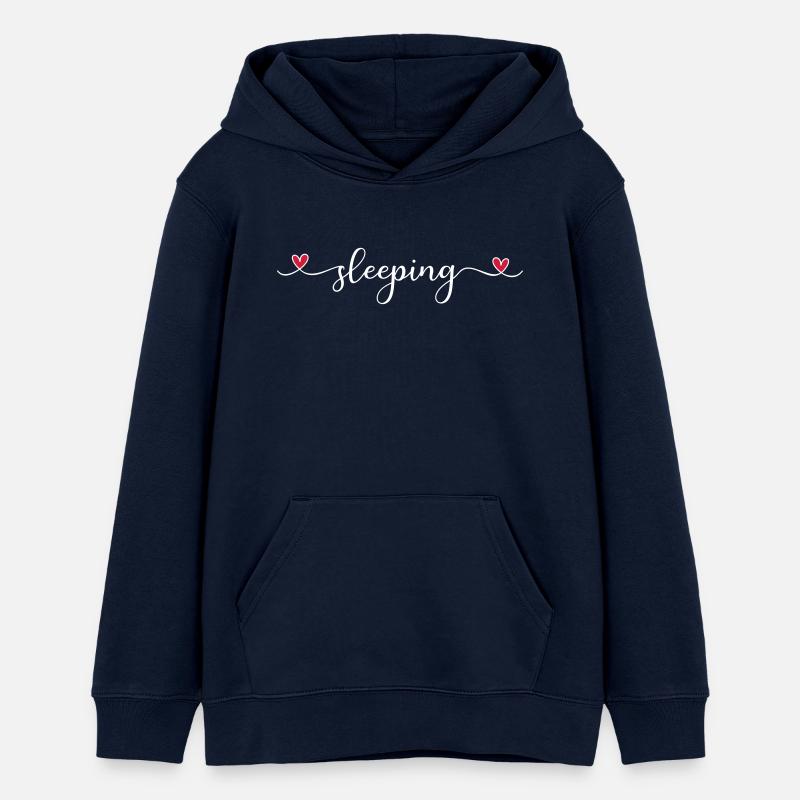 DORMIR - Sweat à capuche ado bio Stanley/Stella - bleu marine