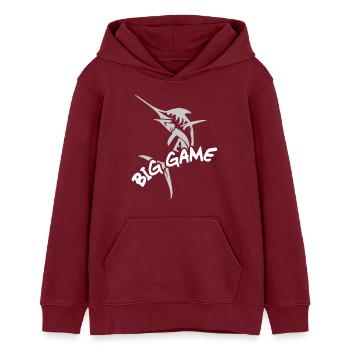 Angeln Fischen Big Game Marlin Geschenk - Teenager Organic Hoodie Mini Cruiser von Stanley/Stella - Burgunderrot - Vorne - AI Model Teenager Male dark (155cm)