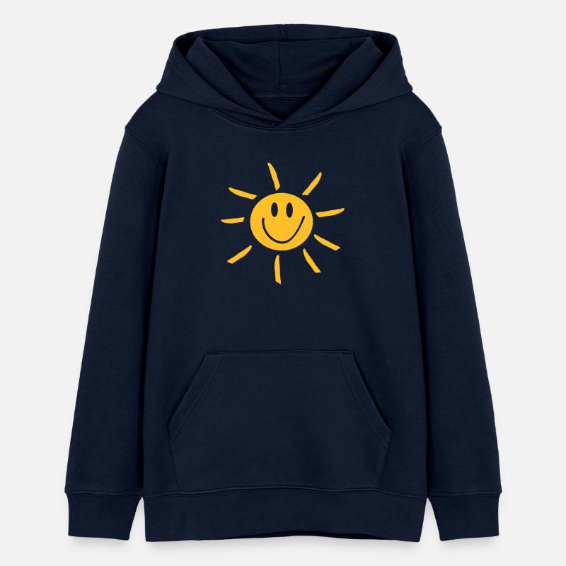Sun - Sweat à capuche ado bio Stanley/Stella - bleu marine