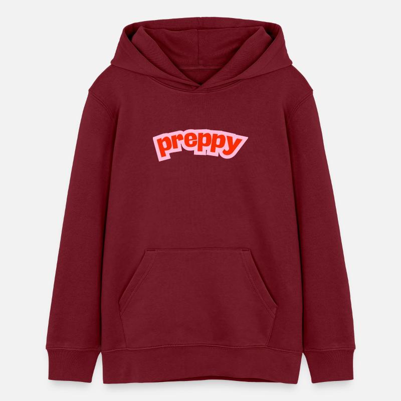 BCBG - Sweat à capuche ado bio Stanley/Stella - bordeaux