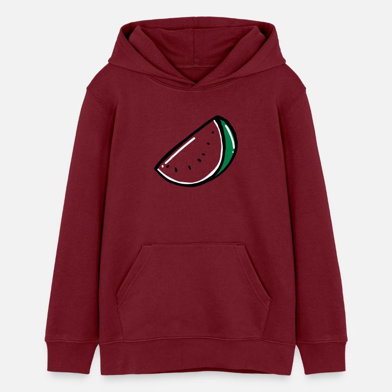 partenaires Melon Shirt - Bébé - Sweat à capuche ado bio Stanley/Stella - bordeaux