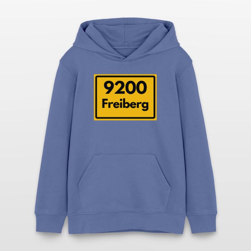 OLD POSTCODE 9200 SAXONY FREIBERG POSTAL CODE Teens Organic Hoodie by Stanley/Stella