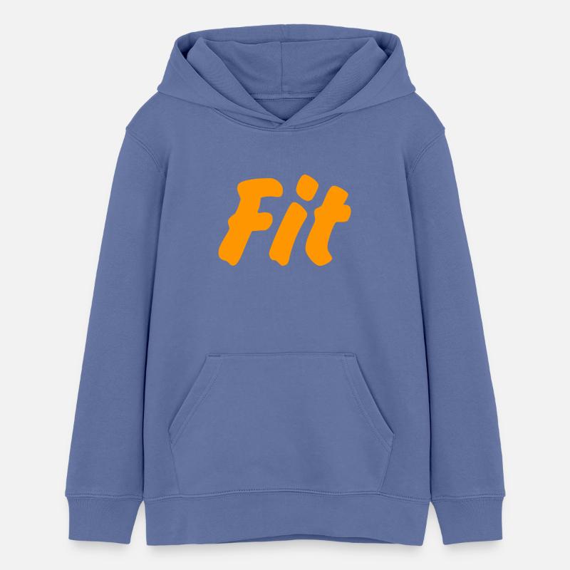 s'adapter - Sweat à capuche ado bio Stanley/Stella - bleu