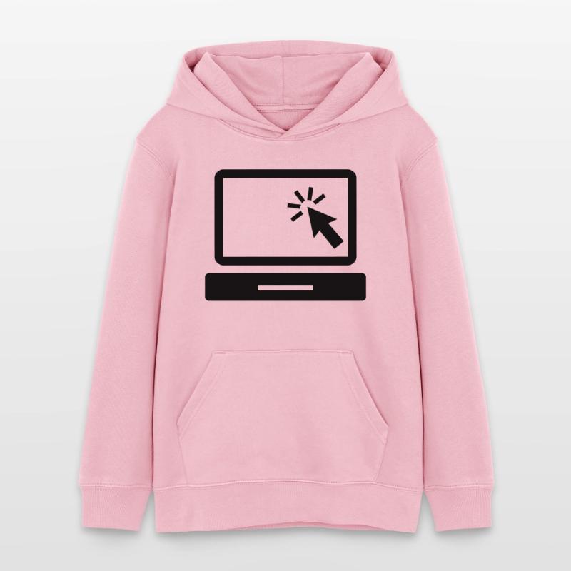 Computer Felpa con cappuccio ragazzo bio di Stanley/Stella