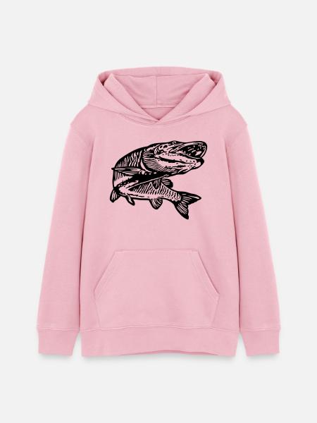Hecht - Teenager Organic Hoodie Mini Cruiser von Stanley/Stella - Hellrosa